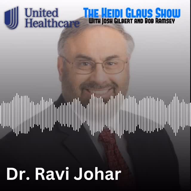 In case you missed it The Heidi Glaus show sat down with UnitedHealthcare Chief Medical Officer Dr. Ravi Johar talking about inflammation and swelling!!, Josh Gilbert Heidi Glaus , #ktrs #radio 