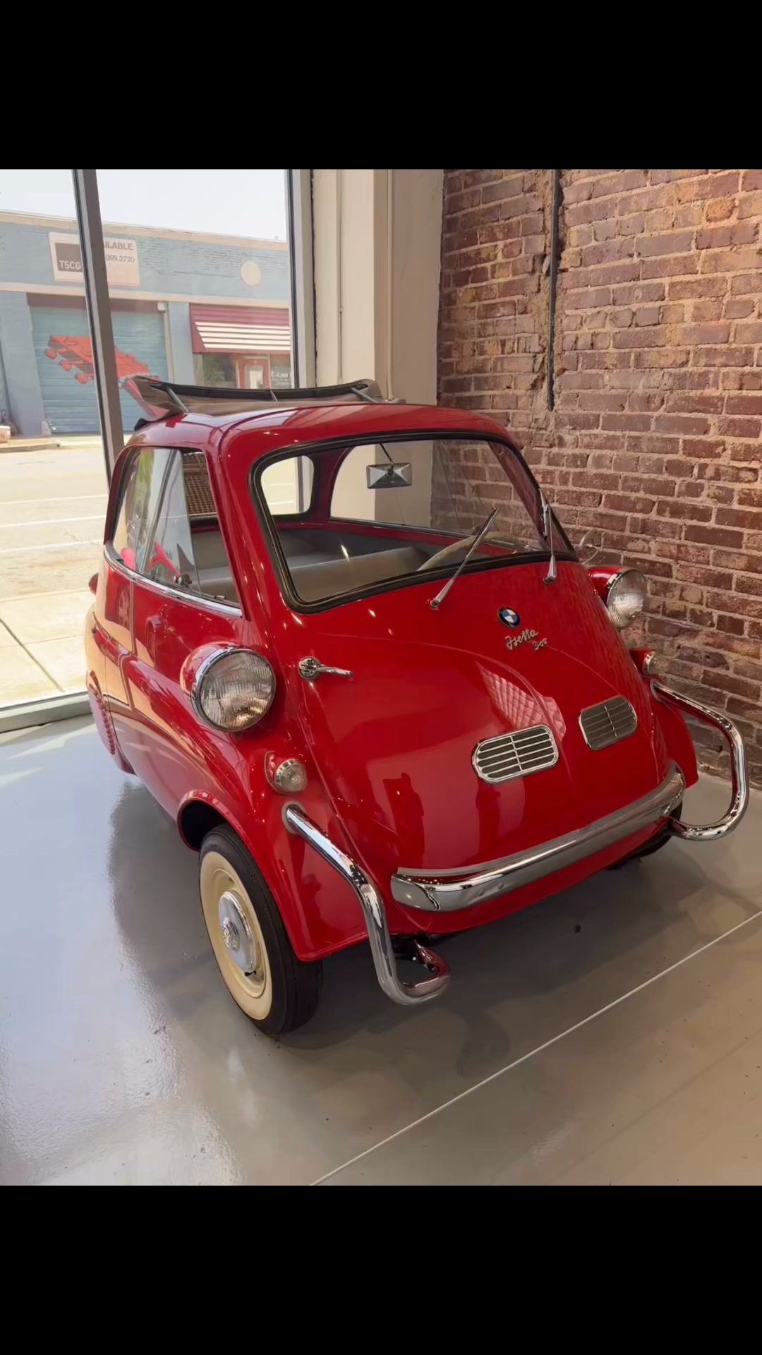 Beautifully restored Isetta ………….. #Isetta #bmw BMW Car Club of