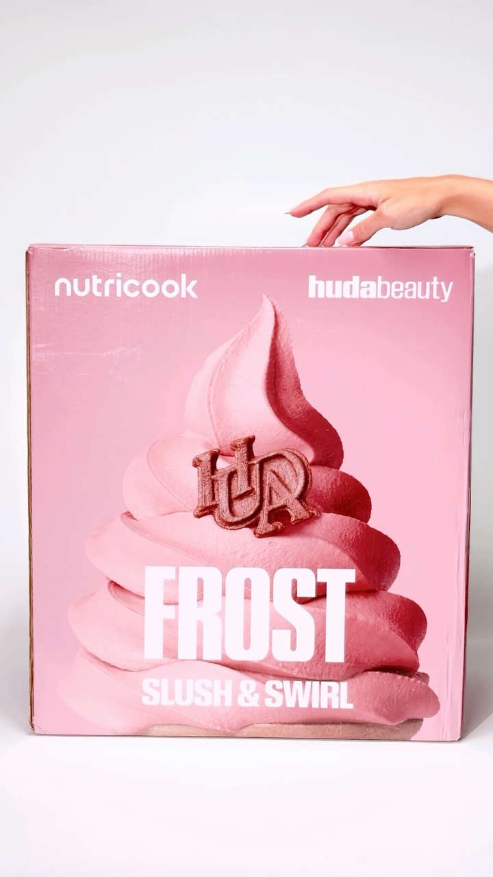 Unboxing our prettiest drop yet 🍧💗 Frost × HUDA BEAUTY | limited