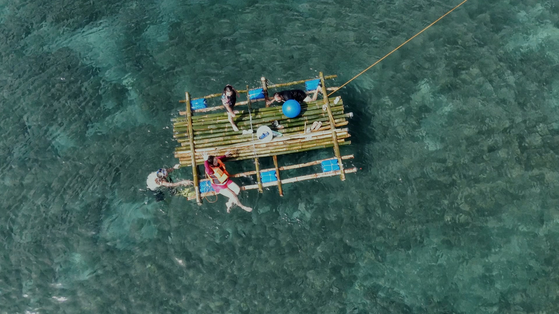 Maria Leonila Bolfango Pancito's DIY raft. | MCDP Films | Facebook