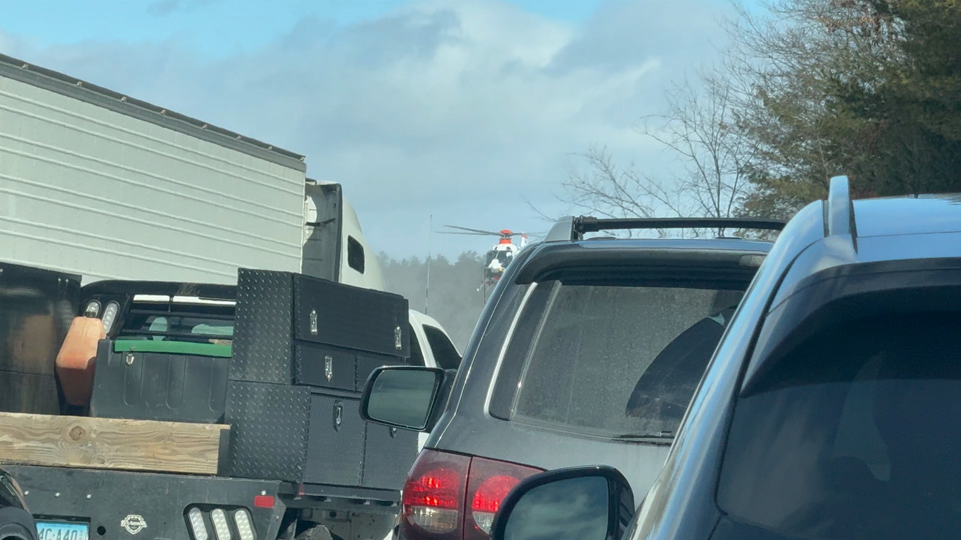Caleb and I went to Vermont yesterday. Right before our exit on I-91 N ...