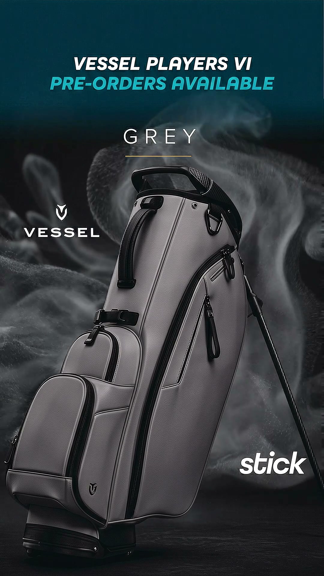 Elevate your carrying experience with the Player 2.0 Stand Bag