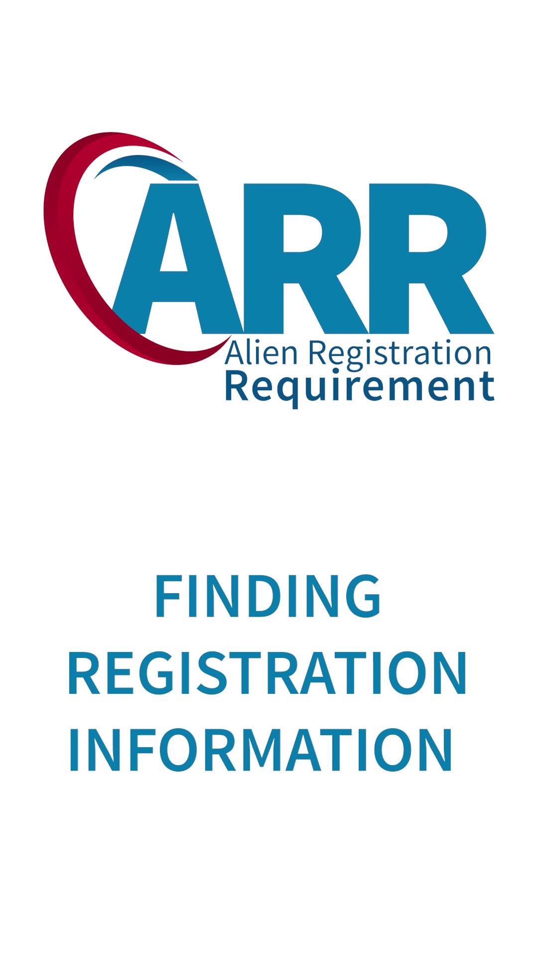 Need to learn more about the Alien Registration Requirement? To find ...