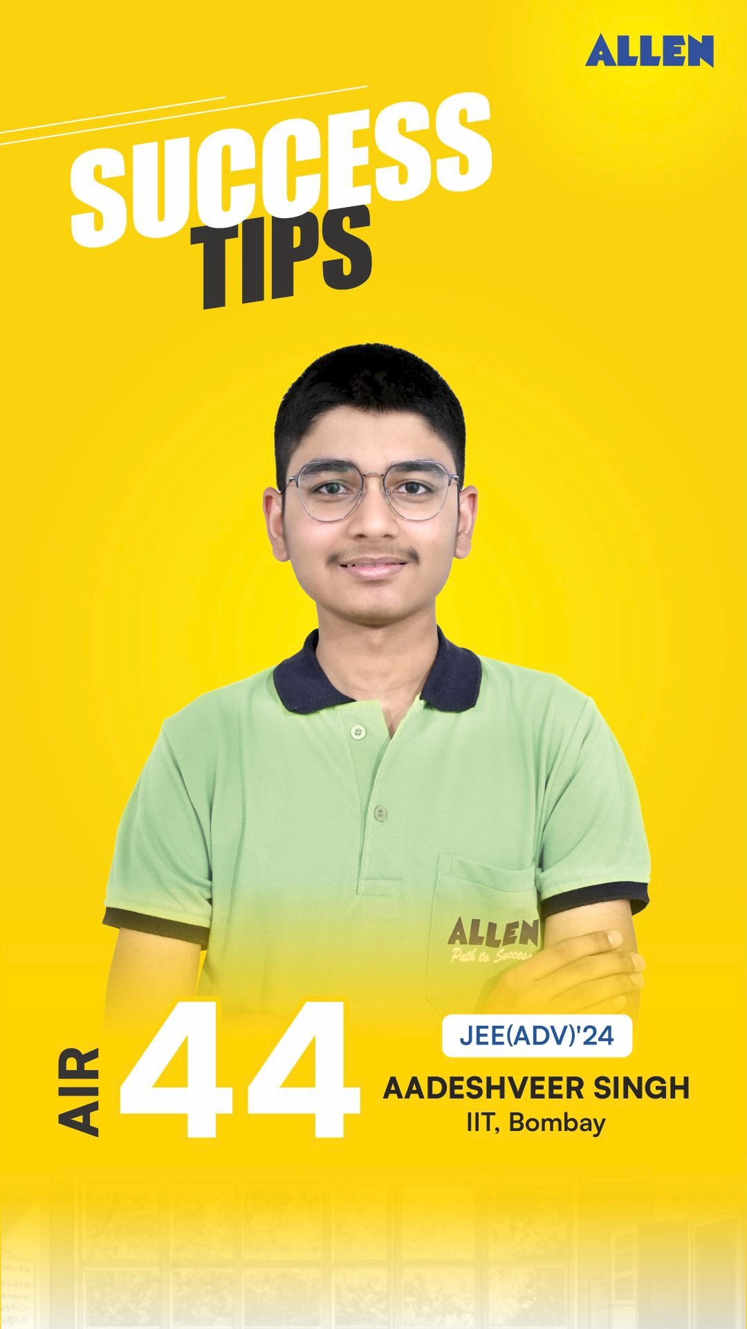 🎯 Topper's Success Tips! 🎓 Hear from Aadeshveer Singh (AIR-44, IIT JEE ...