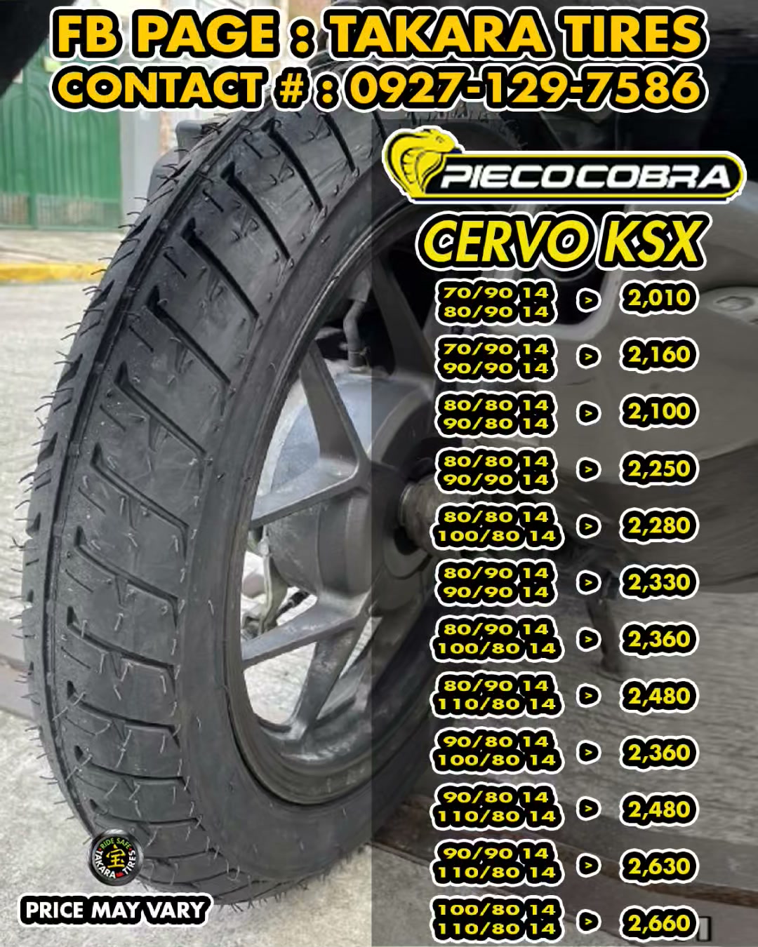 QUALITY NA GULONG PIECOCOBRA YAN!
