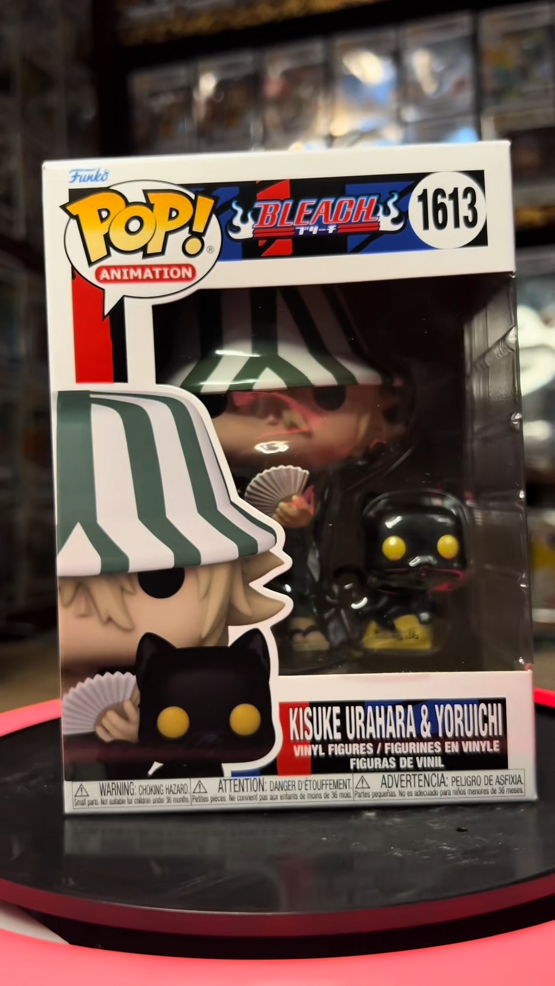 Figurine Funko Pop! Bleach : Kisuke Urahara Avec Yoruichi - #1613 - Neuf Scellée