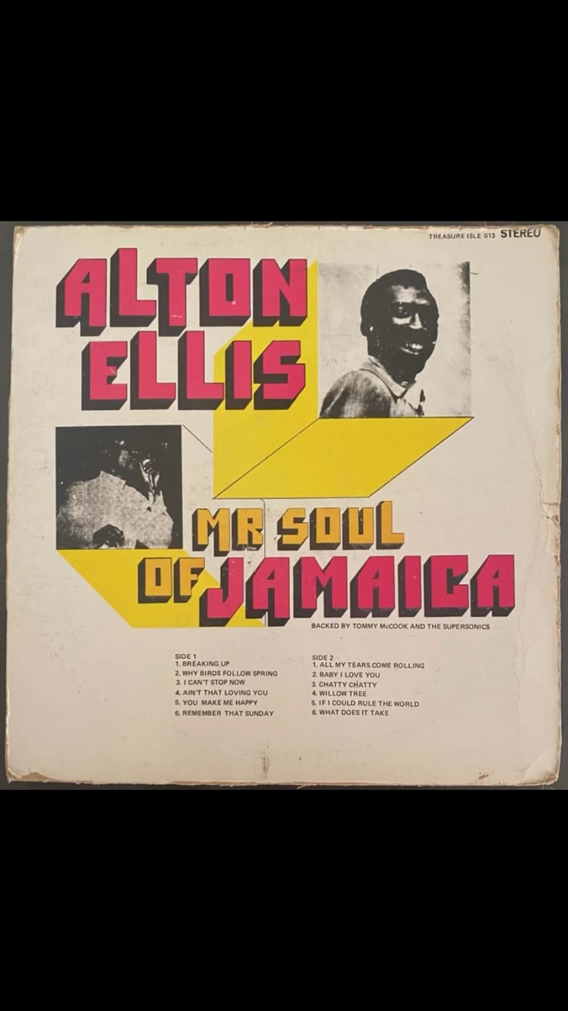 Alton Ellis – Mr Soul Of Jamaica 🎙️🔉🎶🔉🎶 Vinyl, Released 1974