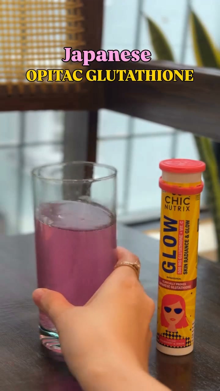 8 weeks, one little habit, and a glow that speaks for itself ✨💛, My daily dose of Chicnutrix Glow , because good skin starts from within🩷, Comment “Glow” for the link🔗, #collab #ChicnutrixGlow 