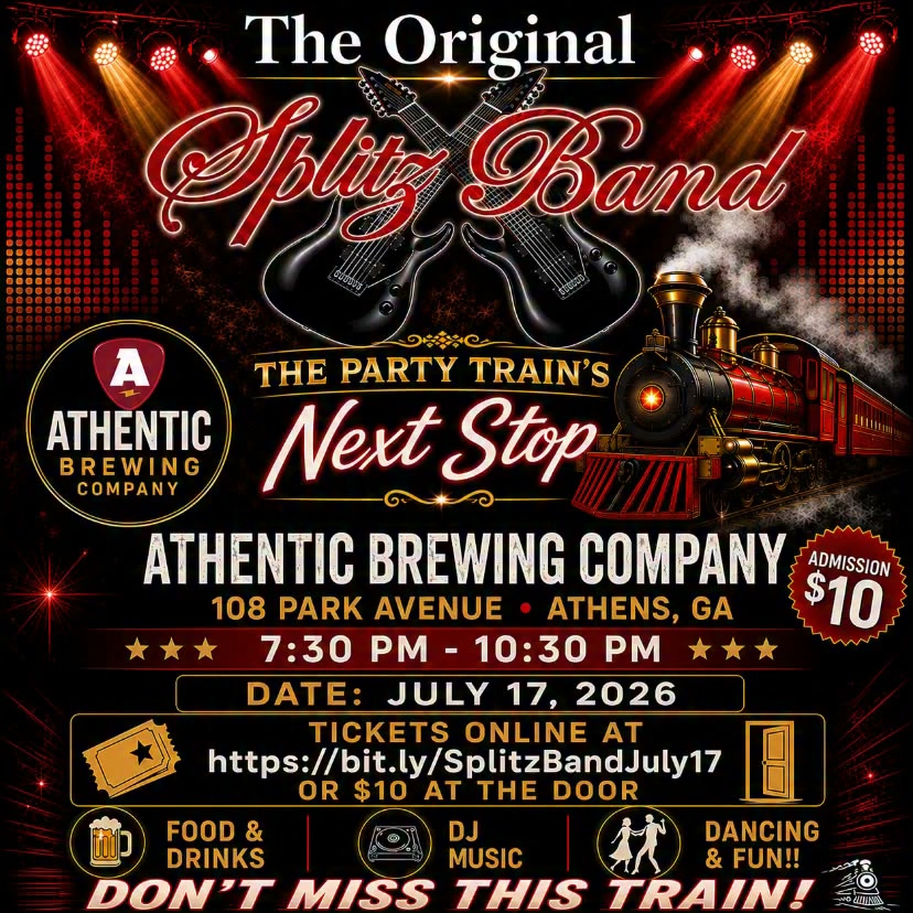 Don't miss The Original Splitz Band Party Train. Next stop is