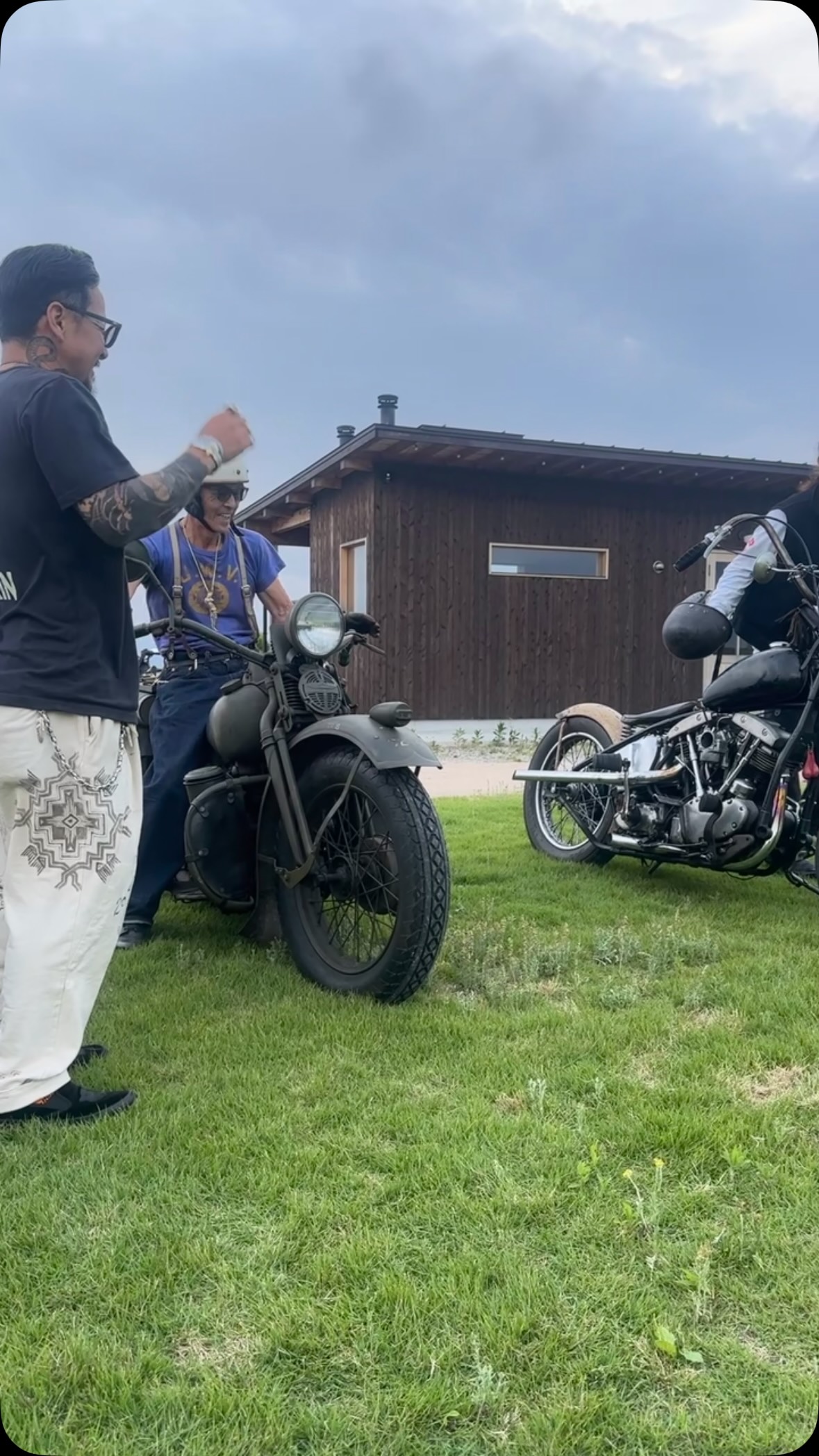 当時物 ハーレーダビッドソン Harley-Davidson ナックルヘッド タンク