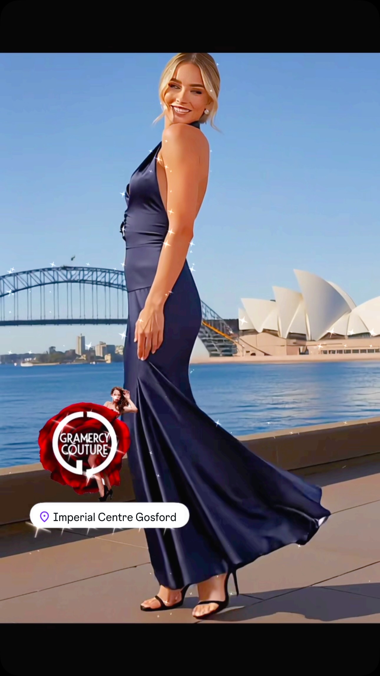 gramercy halter neck dress Halterneck, backless 🔥 Tap to shop https://gramercycouture.com/products/heather-halter-neck-formal-dress-in-navy-blue, #Gramercycouture #formaldress #weddingguest #shoponline #occasion ot-department-Dresses