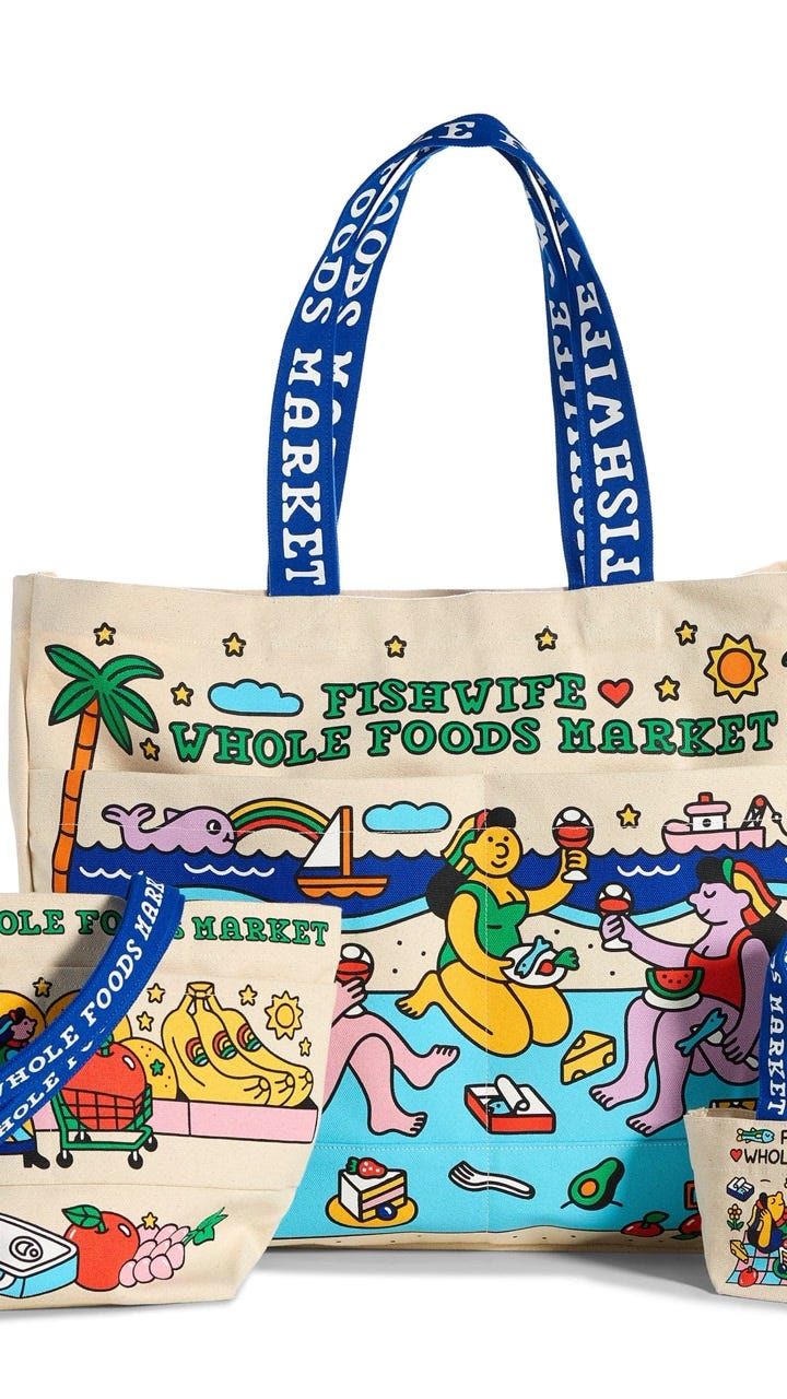 Whole Foods and Fishwife collab on limited-edition, colorful tote