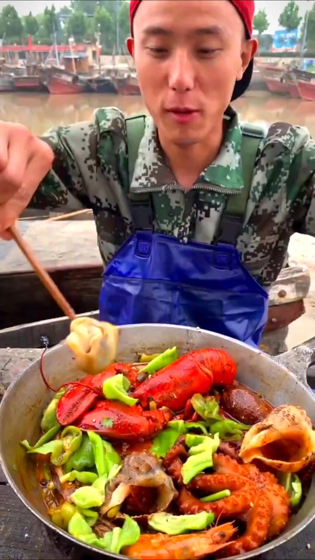 ASMR Eating Show Seafood Boil🦞 #sea #seafood #seafoodboil #ftb #yfp # ...
