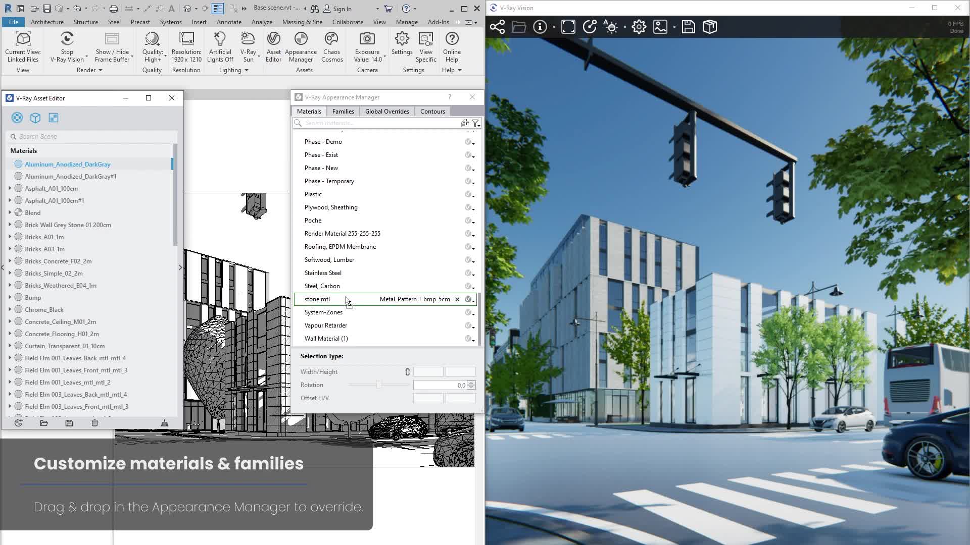 Rendering for Revit