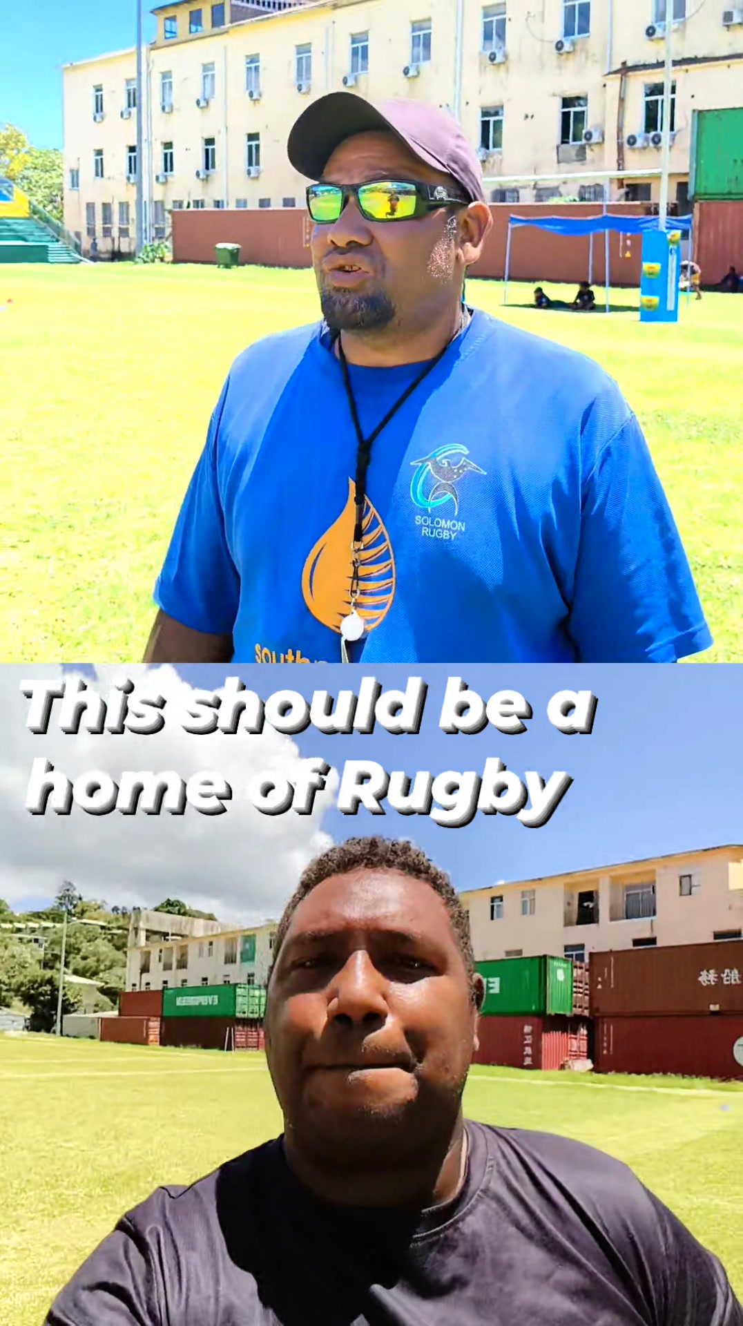 This brother suggests that Honiara should also be the home of Rugby. # ...
