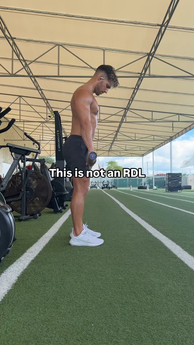 This is NOT an RDL… Letting your lower back round doesn’t give you a ...