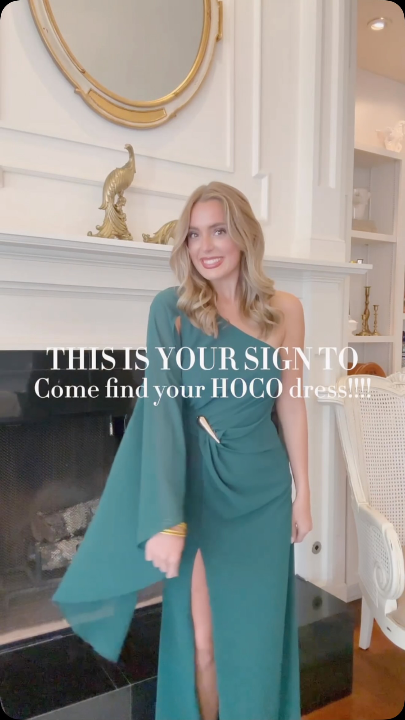 This is your sign to come find the homecoming dress ✨💃 Hoco is calling, and your perfect dress is waiting! 💌, Styles available at our Corner Store! | Columbia Street Mercantile