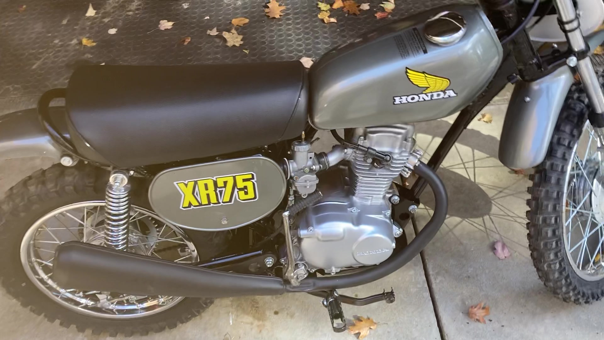 1974 Honda XL70 ready to head back home. | JT Vintage Restorations