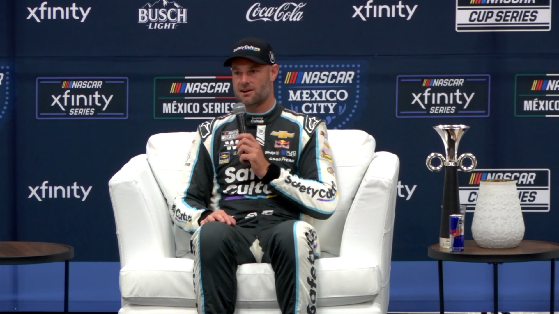 VIDEO: Viva Mexico 250 race winner Shane Van Gisbergen post race press ...