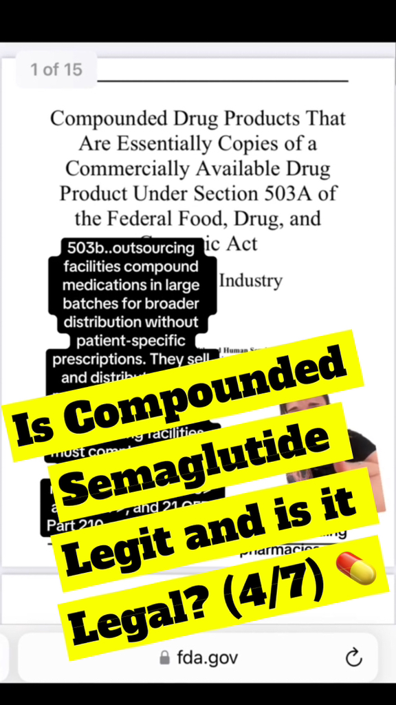 Are you able to be on compounded semaglutide and donate?