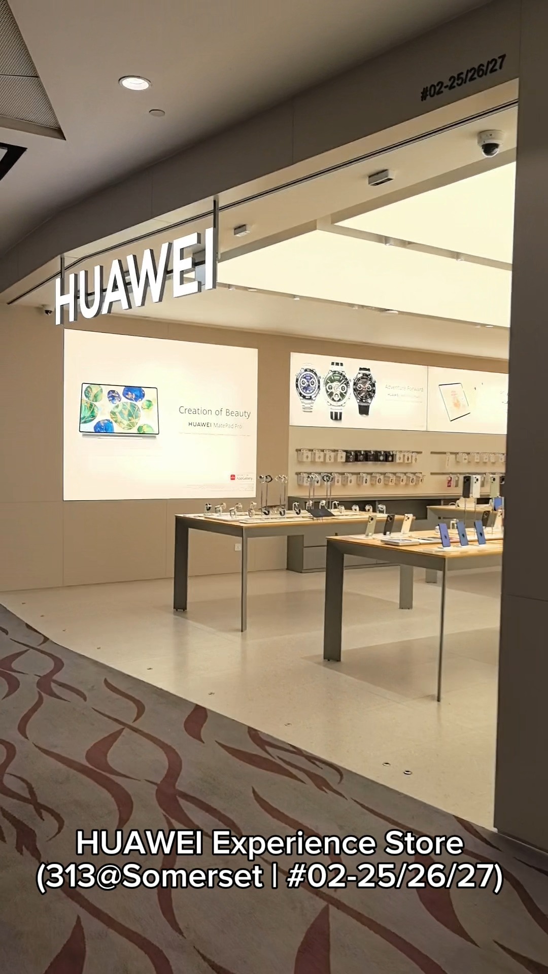he HUAWEI Experience Store at 313@Somerset is officially reopened for ...