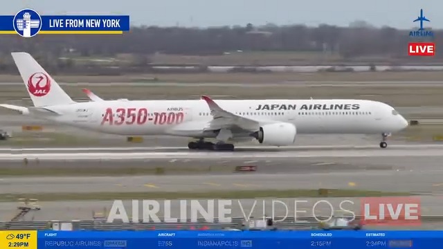 Check out the Japan Airlines Airbus A350-1000 Red Livery aircraft