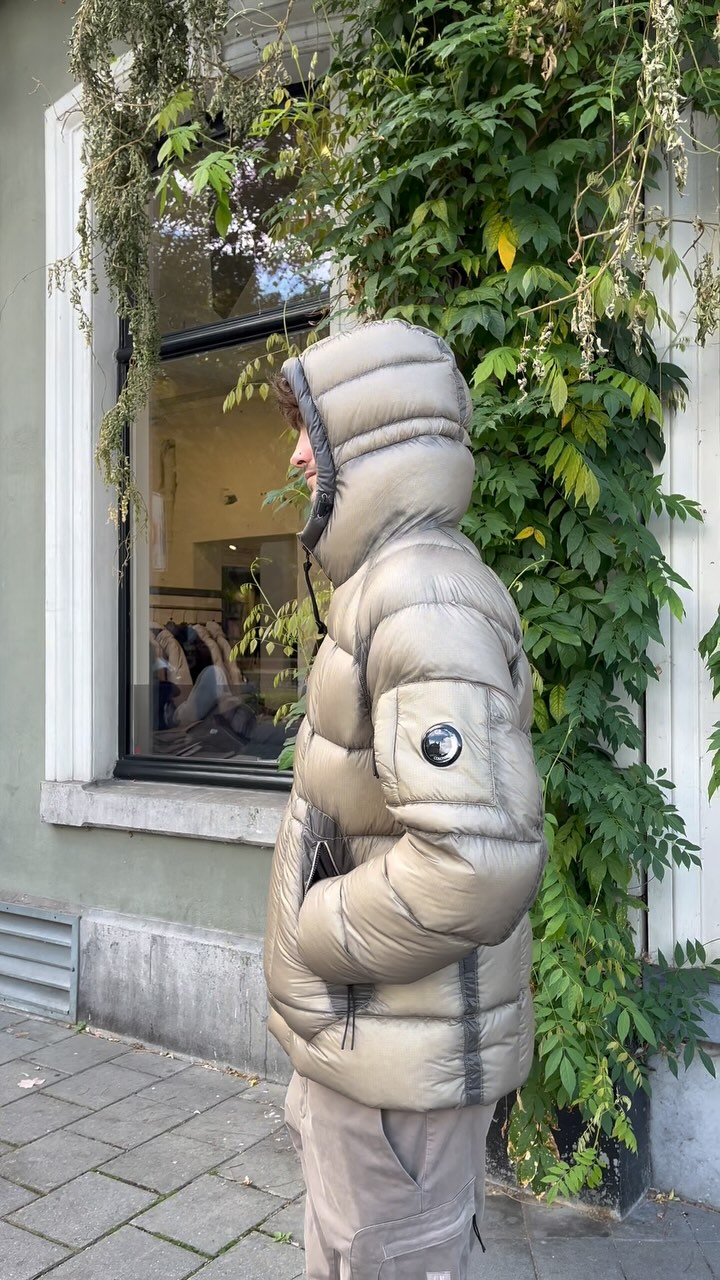 Discover the D.D. Shell Hooded Medium Down Jacket by @cpcompany in 