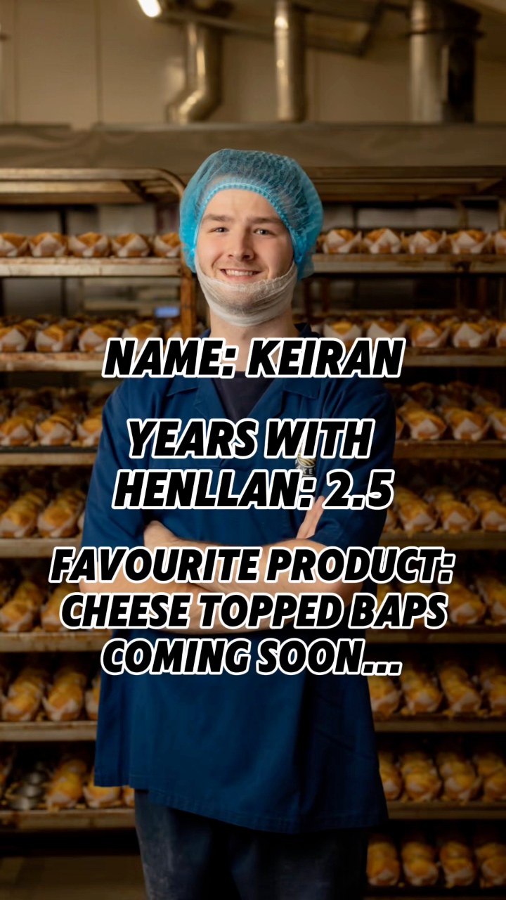 Meet Kieran, part of our brilliant bakery team at Henllan Bakery ...