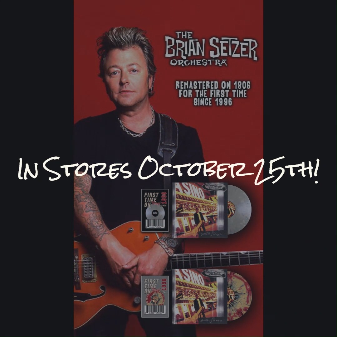 We are one week away from the re-issue of The Brian Setzer