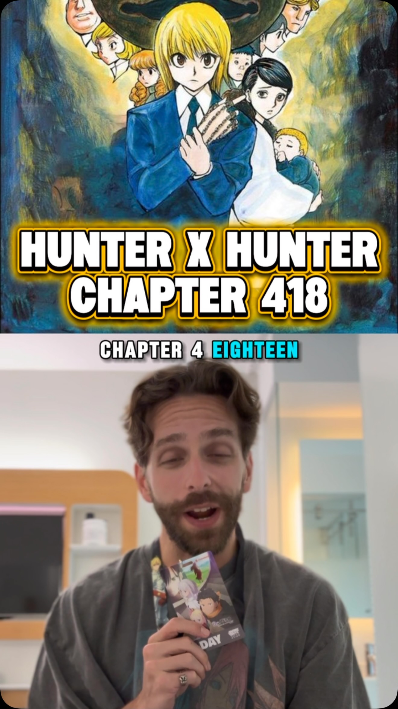 Hunter x Hunter Chapter 418! This video is 30 minutes long so