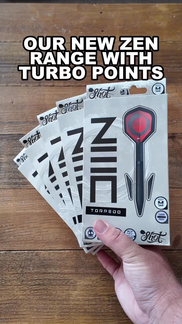 Our all new ZEN Range fitted with Turbo Points! 5 Barrel Shapes