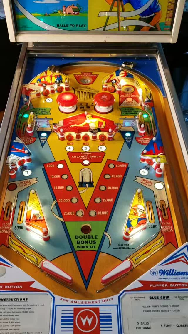 1976 Williams Blue Chip - Resurrected and Playing Great! Did you