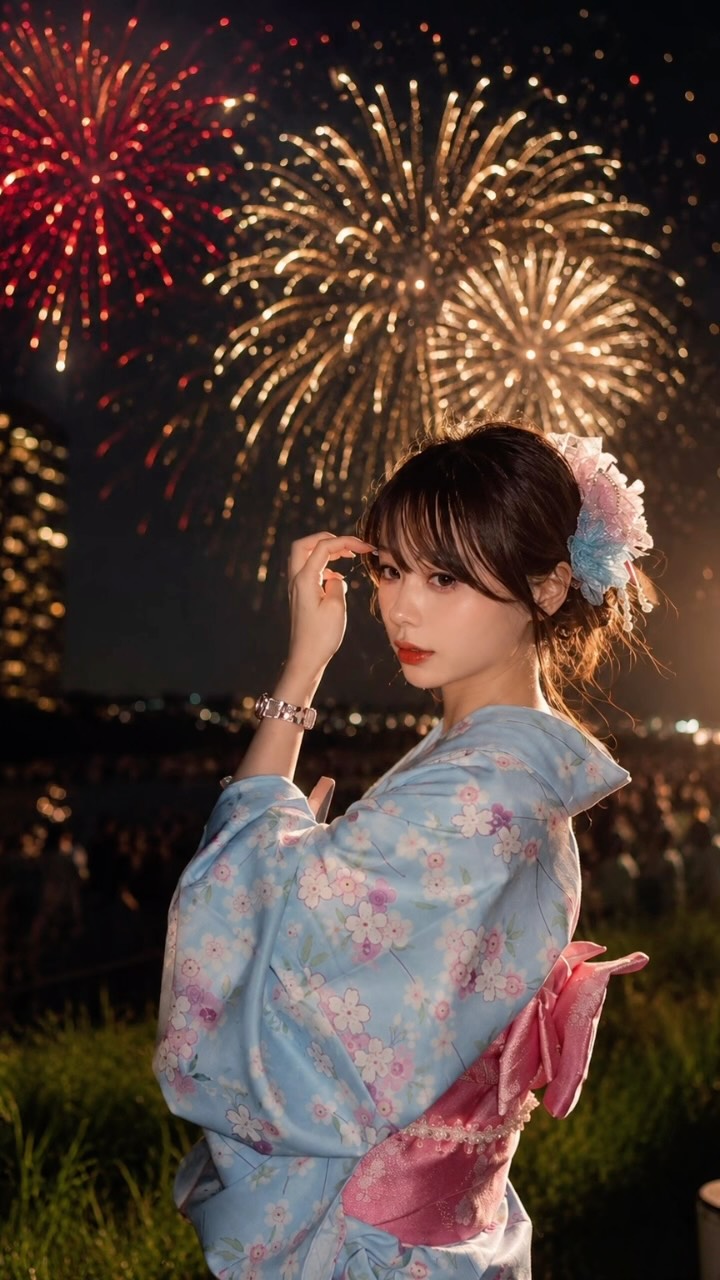 🎆 夏季限定｜穿上浴衣，邂逅最美的日本烟火大会👘 夏天，是日本一年中