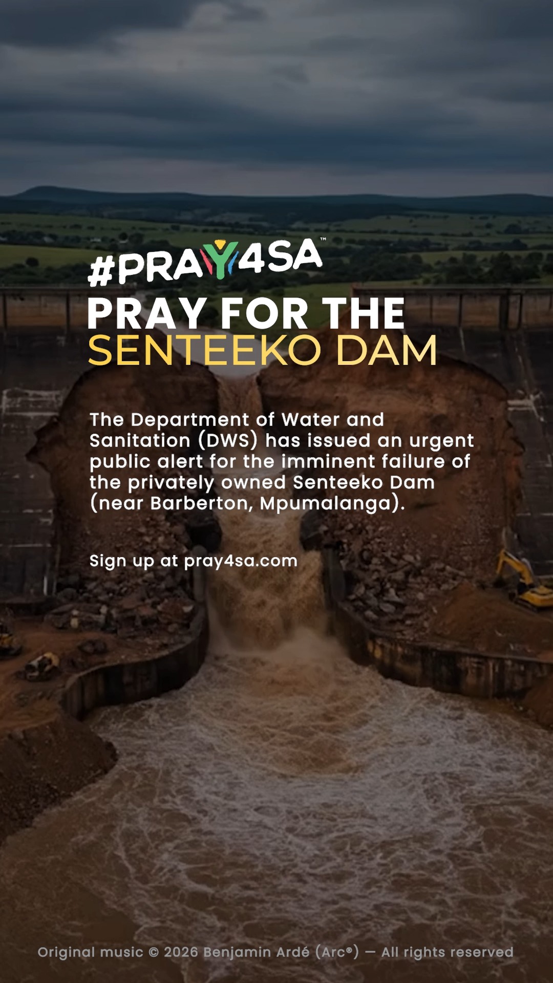 🙏🇿🇦 #Pray4SA - PRAY FOR THE SENTEEKO DAM The Department of Water and ...