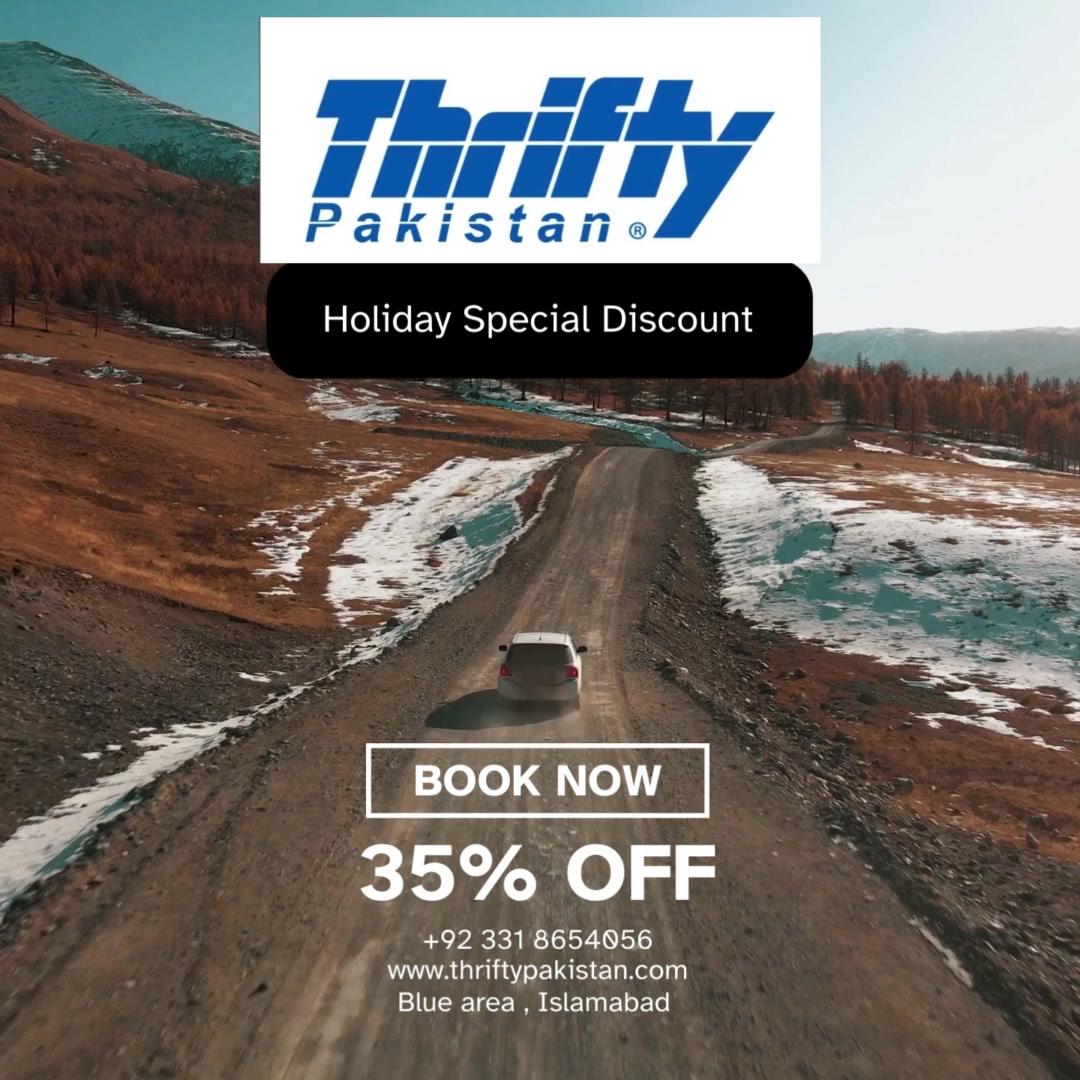 Thrifty rental pakistan | Islamabad
