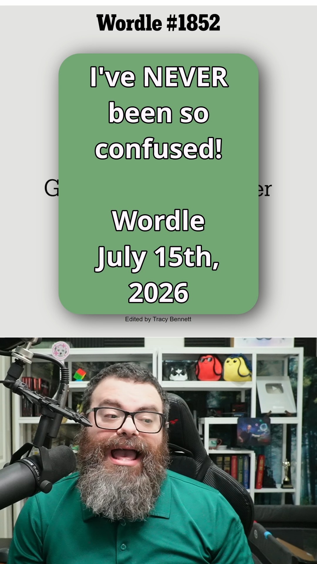 Wordle July 15, 2026 1852 #wordle #wordletok #nytgames #rangsk