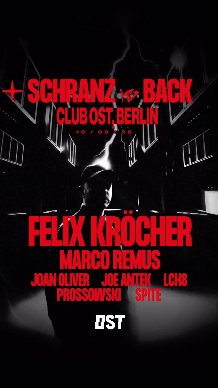 BERLIN ✨ We are going back 2 the roots. Who is ready for some good old techno?? , 18/09/26