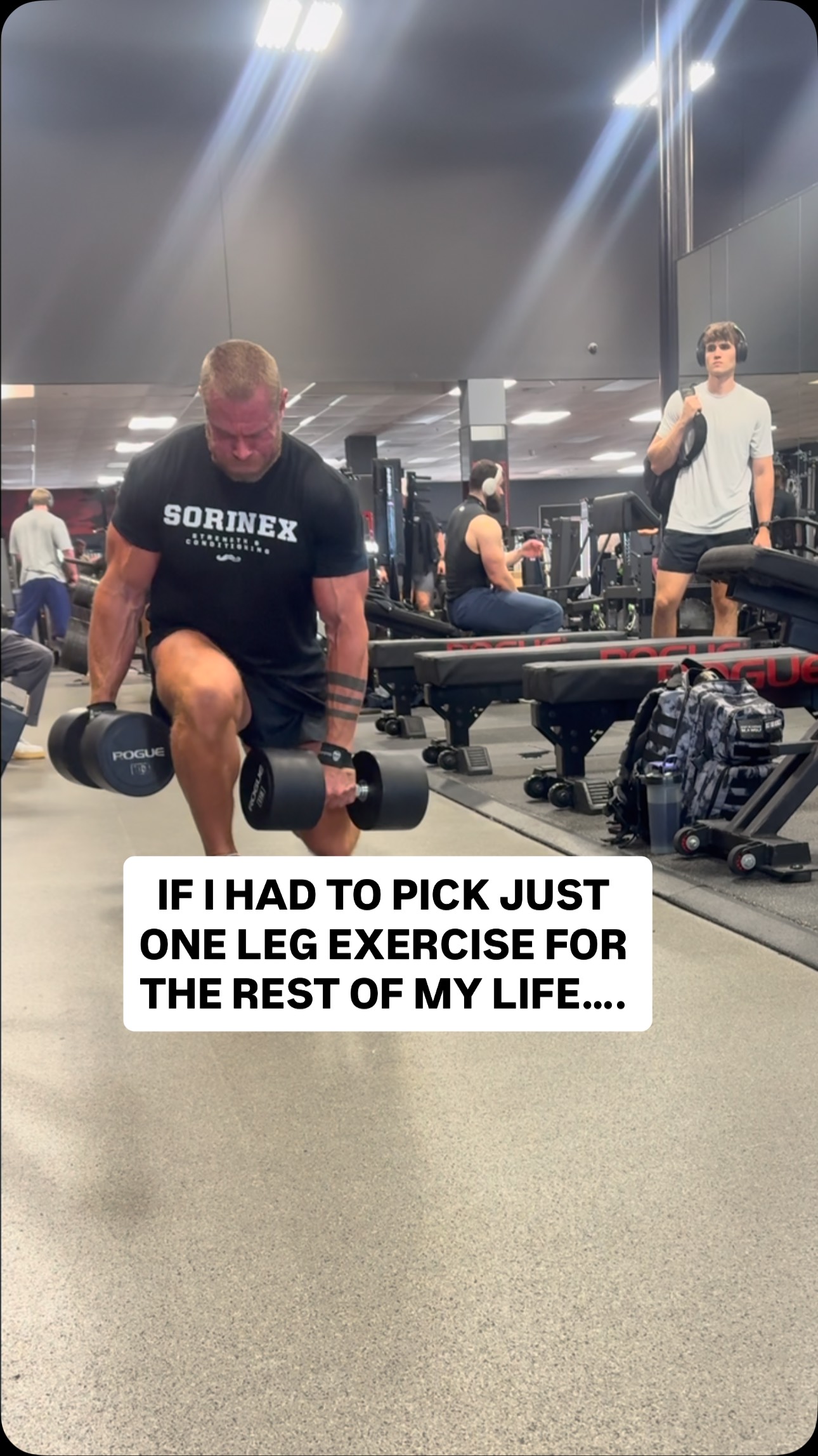 WHY? - this excludes weighted walking 1. It’s open chain - people love ...