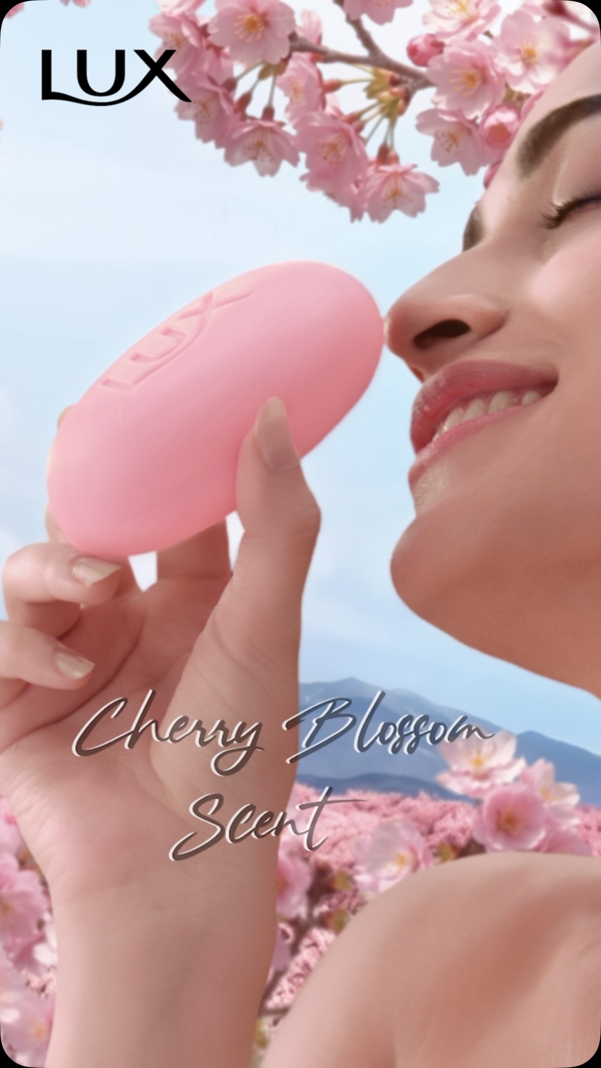 Kinda chic to smell like Cherry Blossom... 🌸💖 Indulge in lush lathers and glowing skin every single day. Have you tried the Lux Gluta Bar yet? ✨ #LuxBangladesh #GlutaGlow #LuxInternational #glutathione