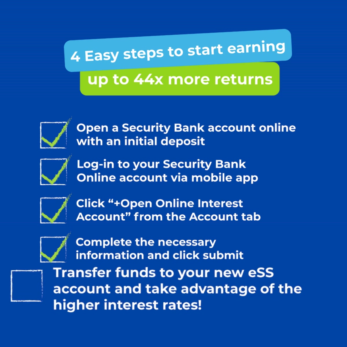 Tired of low interest rates? Our eSecure Savings Account offers up to ...