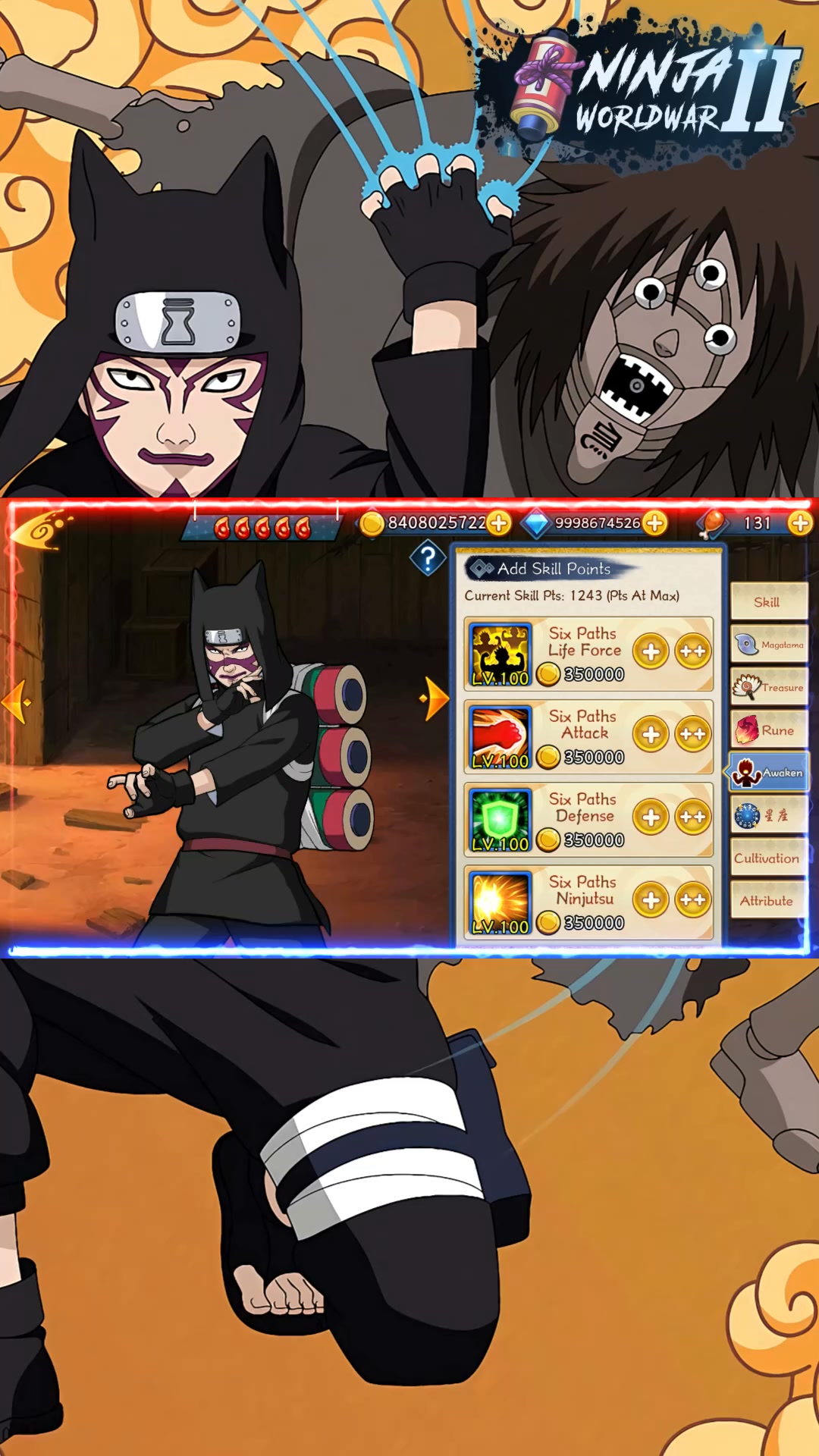 🎏Weekly Shinobi Reel - Kimimaro 🧬Kimimaro enhances his health