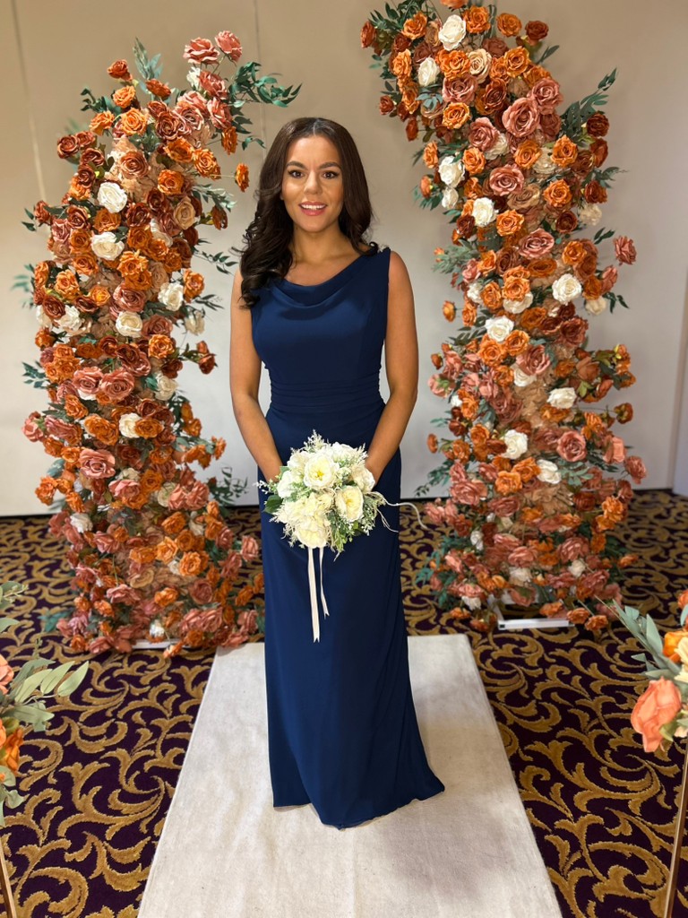 casual loose maxi dress Linen from NikkaPlace plus size formal gown Babyshower Dress Pattern Shower Size:18/20 fit styling Striped color