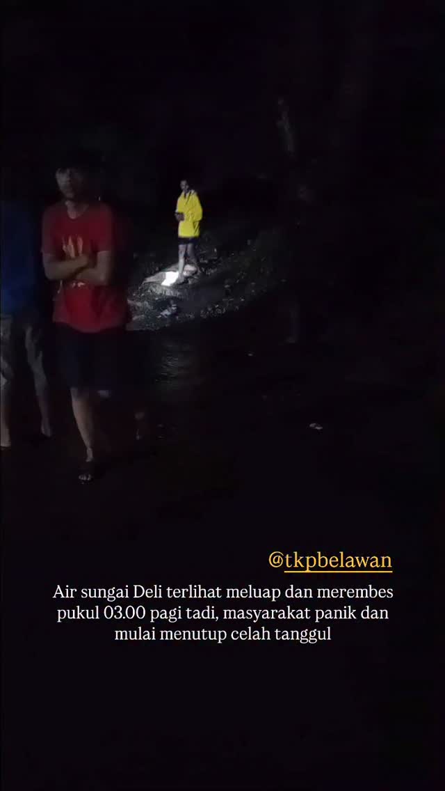 Air sungai Deli Dikawasan Aloha/ Ileng, Medan Labuhan merembes dan ...