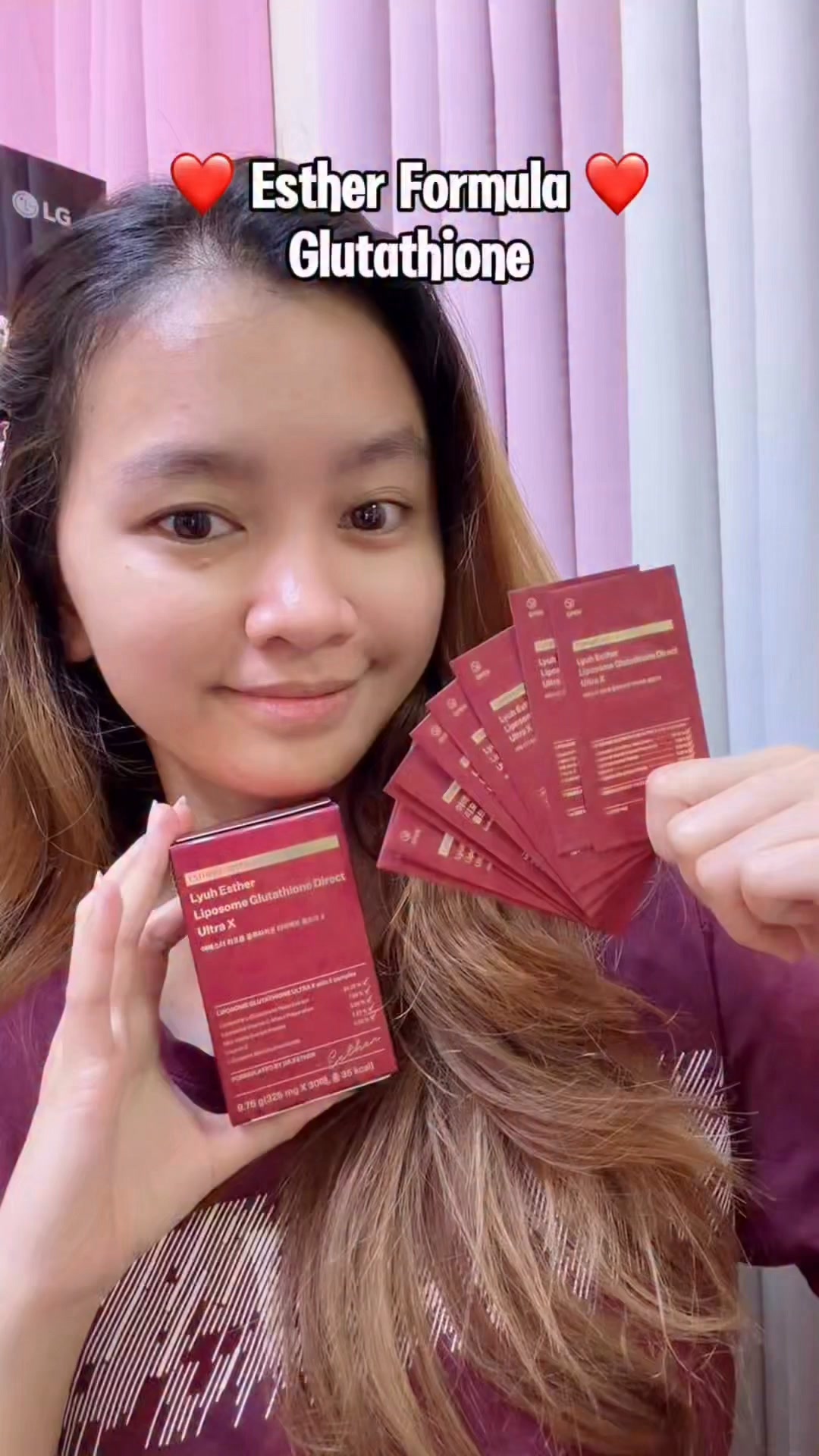 Inner beauty starts from within ✨ These glutathione strips from Esther Formula literally melt on your tongue and help brighten your skin from the inside out. With liposome technology, yo