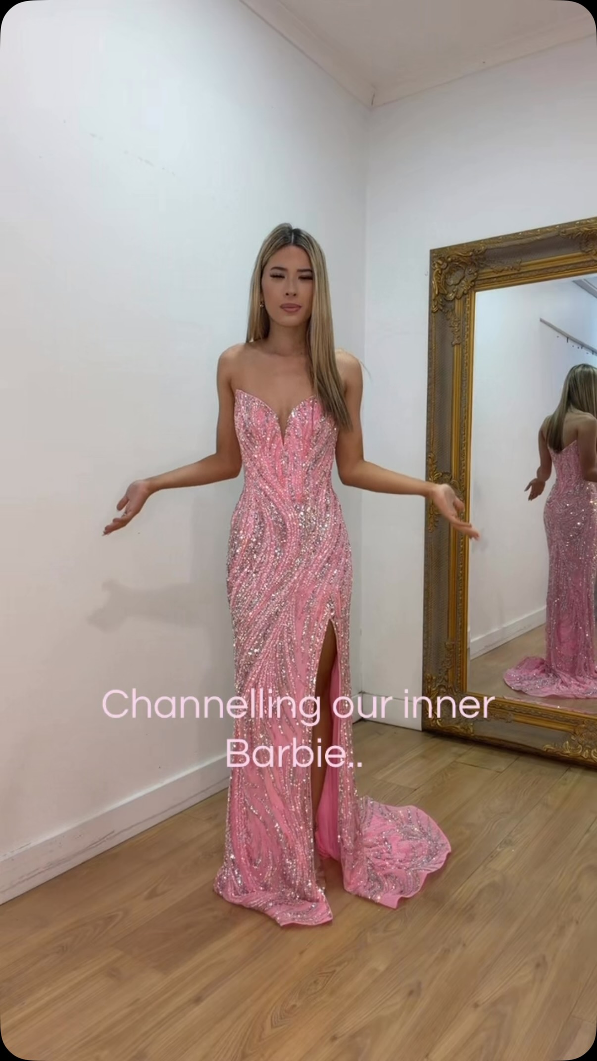formal dresses indooroopilly In love with this gown 😍✨🩷 #missrunwayformal #promdresses #schoolformal #formalgowns #formaldresses | Miss Runway long sleeve floral maxi dress