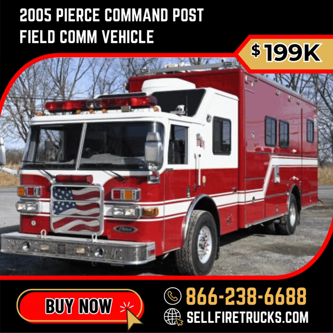 🚨 For Sale: 2005 Pierce Command Post Field Comm Vehicle 🚨 Elevate your ...