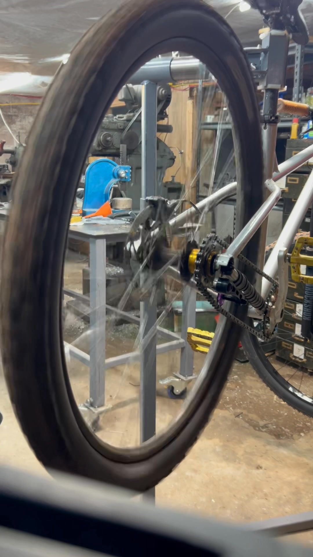 Single speed mountain bike setup