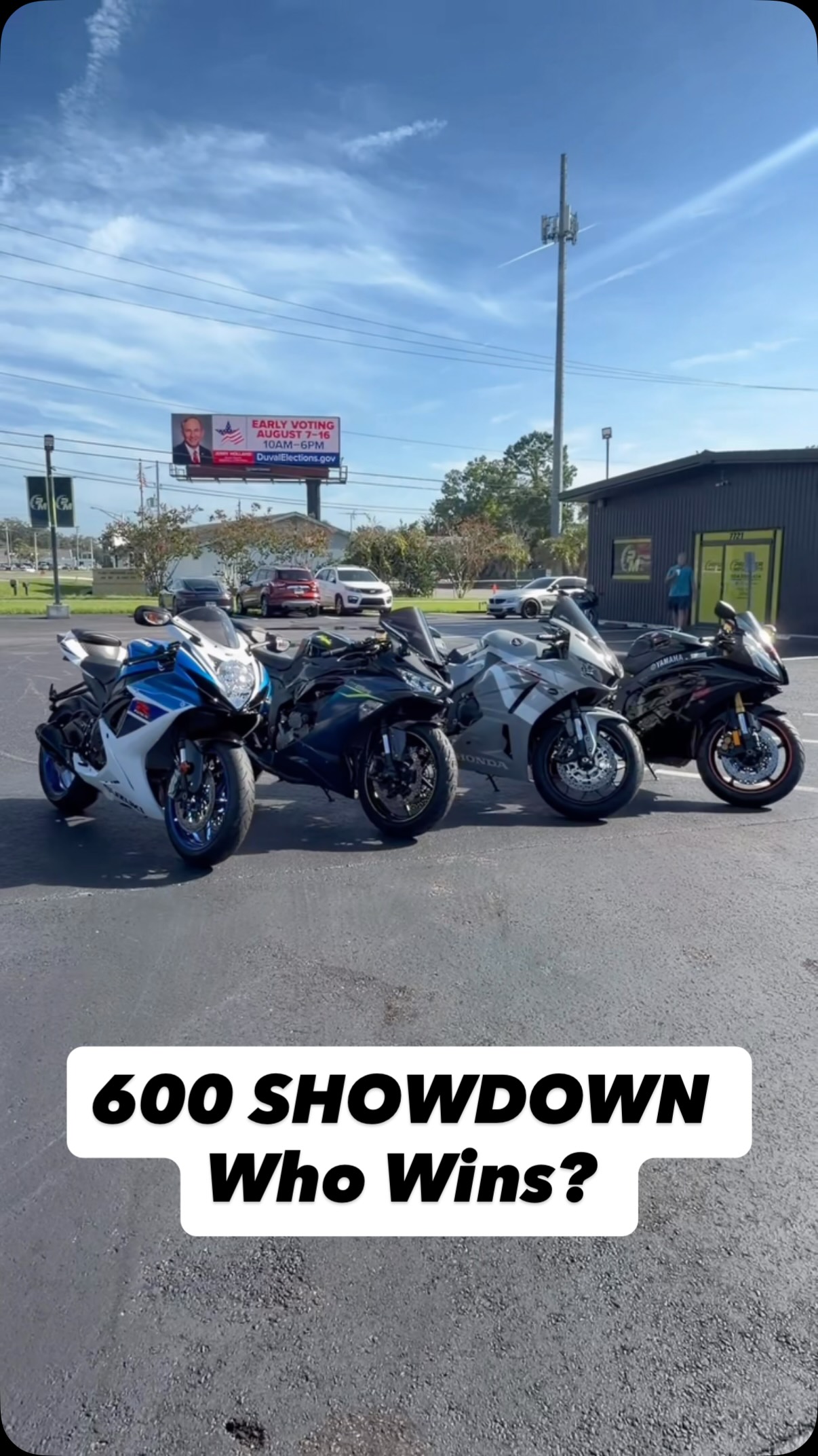 4 of the best 600cc bikes. Which one are you taking