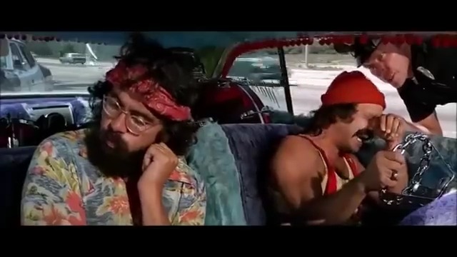 One of the most funny movie scenes, Cheech and Chong, UP IN SMOKE | Top ...