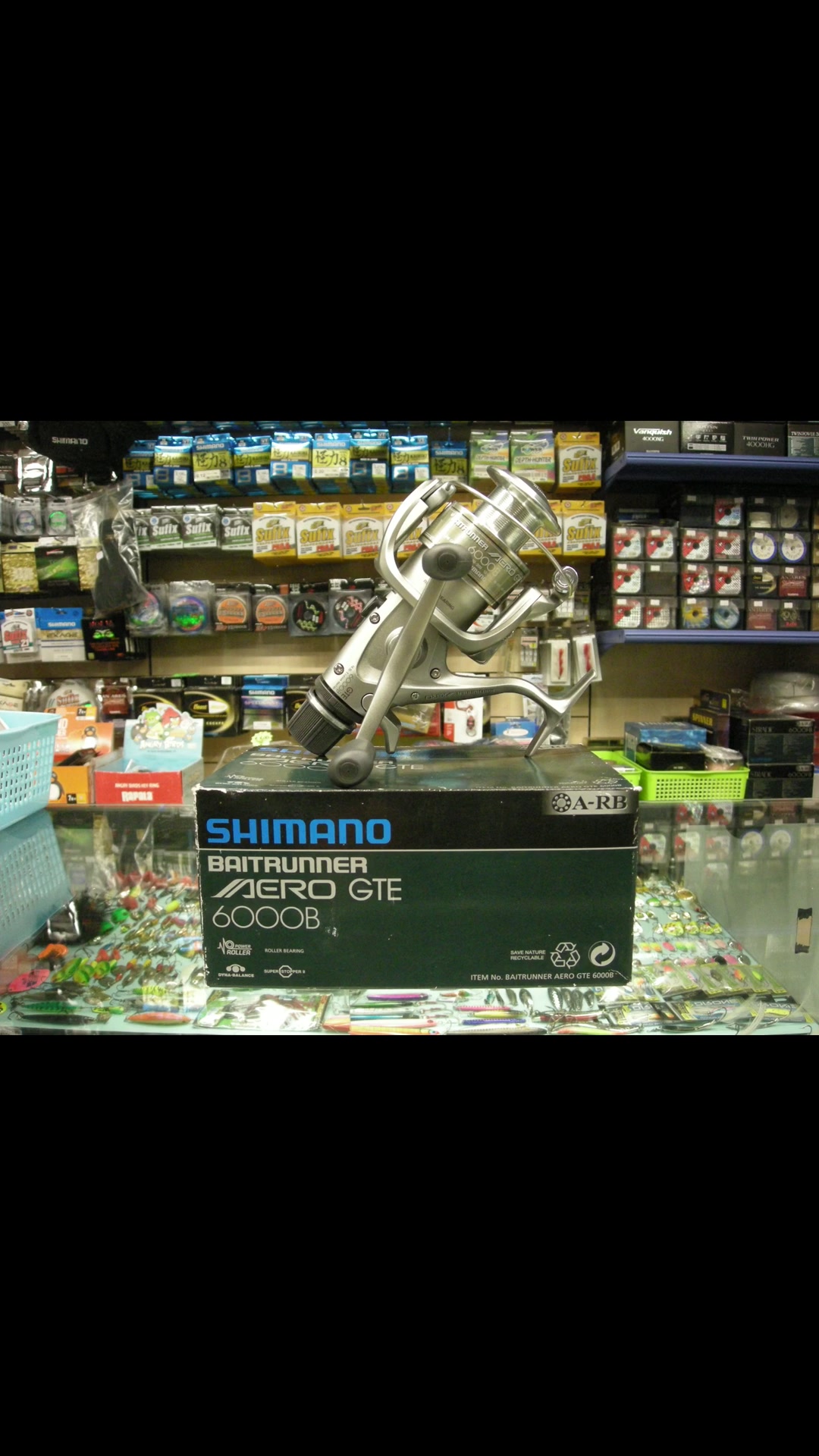 shimano aero 6000 gte baitrunner reel Spool Sports & Outdoors cold forged aluminium spool Shimano Baitrunner 6000D, Saltwater Spinning